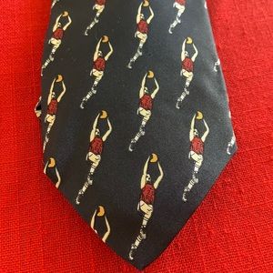 J Crew basketball silk tie